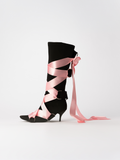 Ribbon Boots Pink