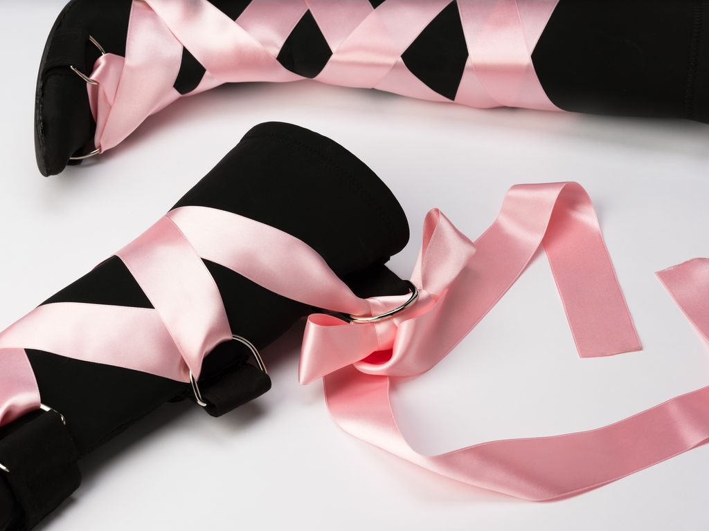 Ribbon Boots Pink