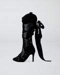 Ribbon Boots Black