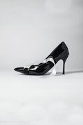 Ribbon Pumps White